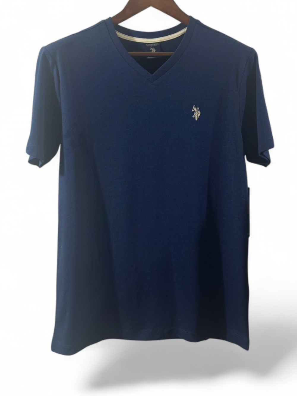 U.S. Polo Assn. Navy Blue Classic V-Neck T-shirt Size Men’s Small (NWT)
